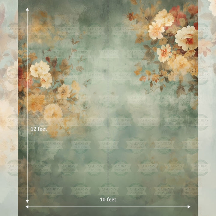 90s Floral : Maternity Backdrops