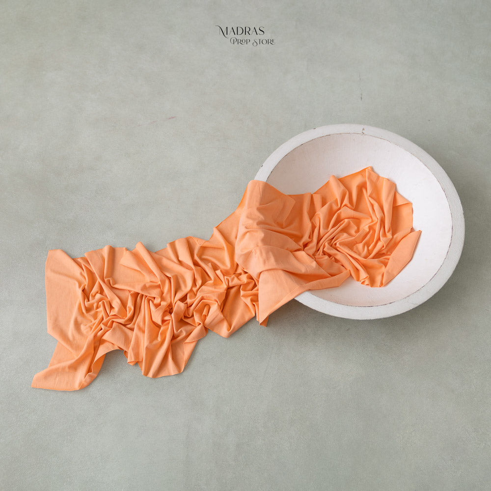 Budget Newborn Wrap (Peach Orange) : Baby Props