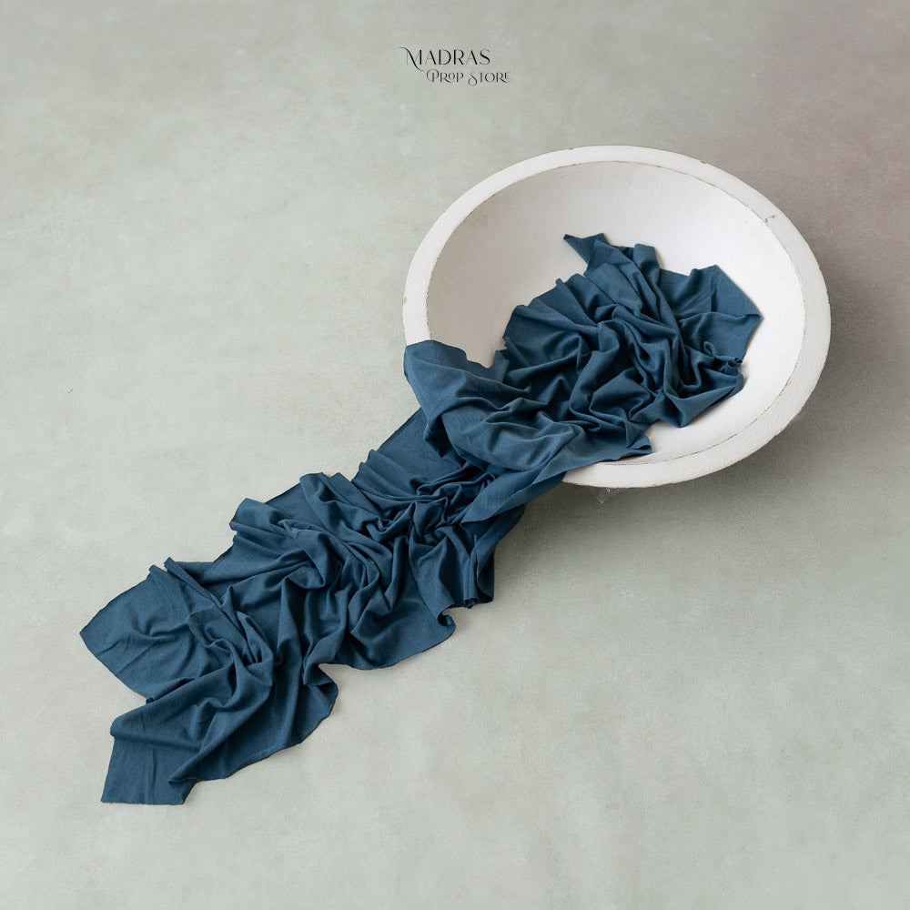 Budget Newborn Wrap (Peacock Blue) : Baby Props