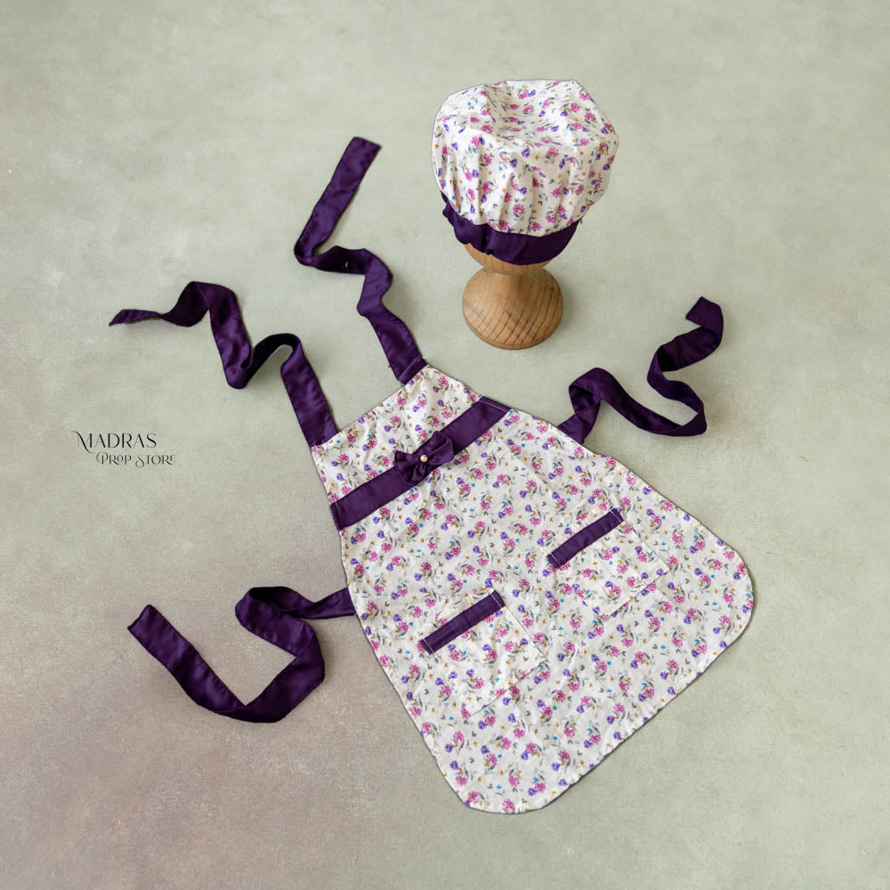 Floral Chef Outfit : Baby Props
