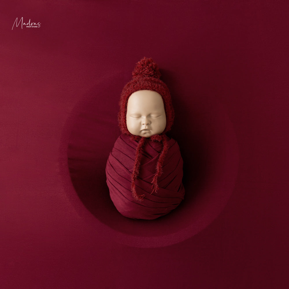 Bean Bag Set (Maroon) -Baby Props