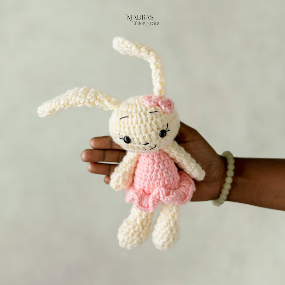 Bunny in Pink Frock : Baby Props