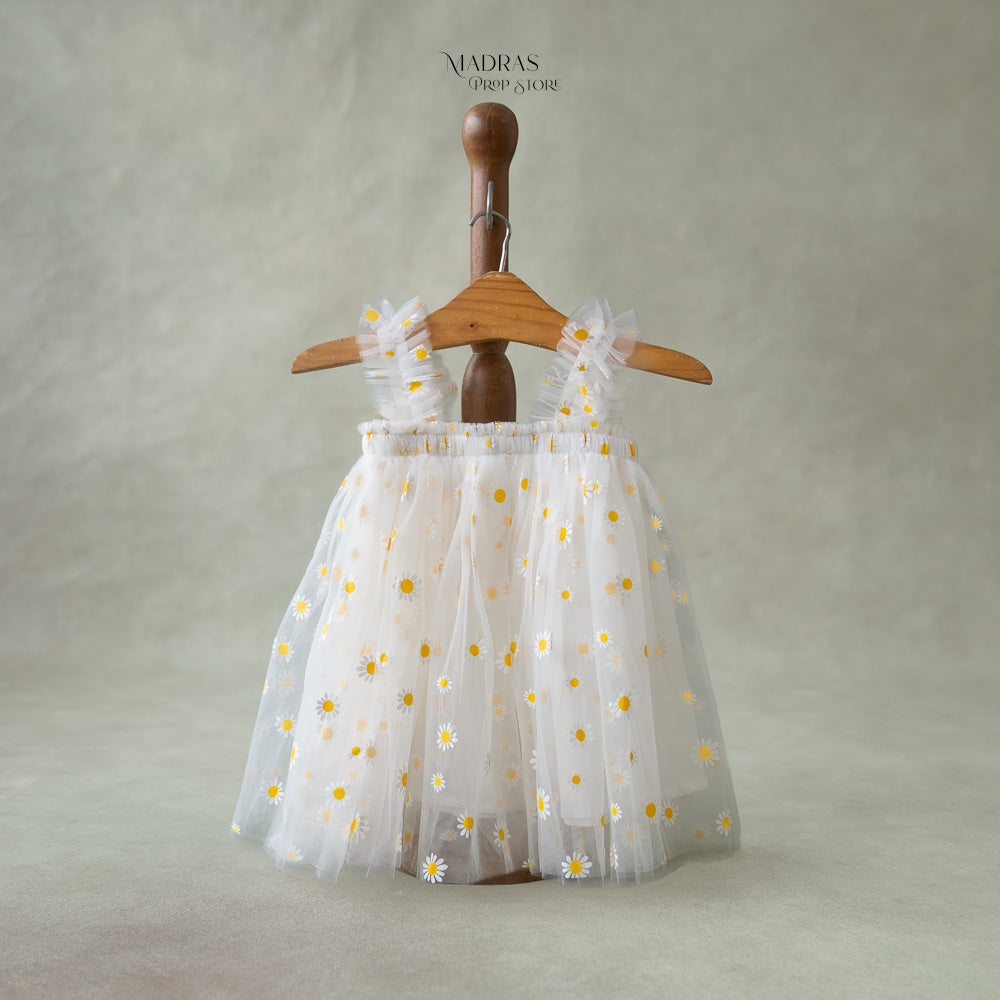 Daisy Flower Gown | 1 Year : Baby Outfits