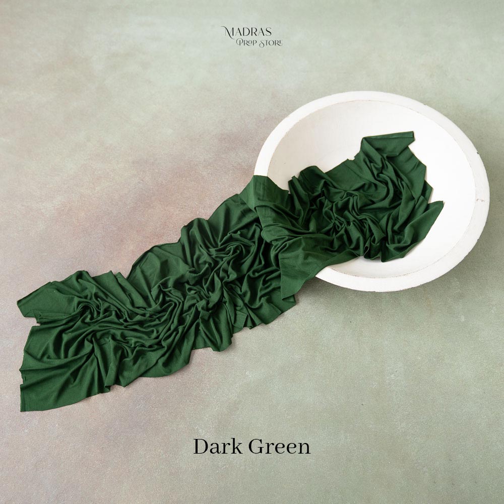 Budget Newborn Wrap ( Dark Green ) : Baby Props