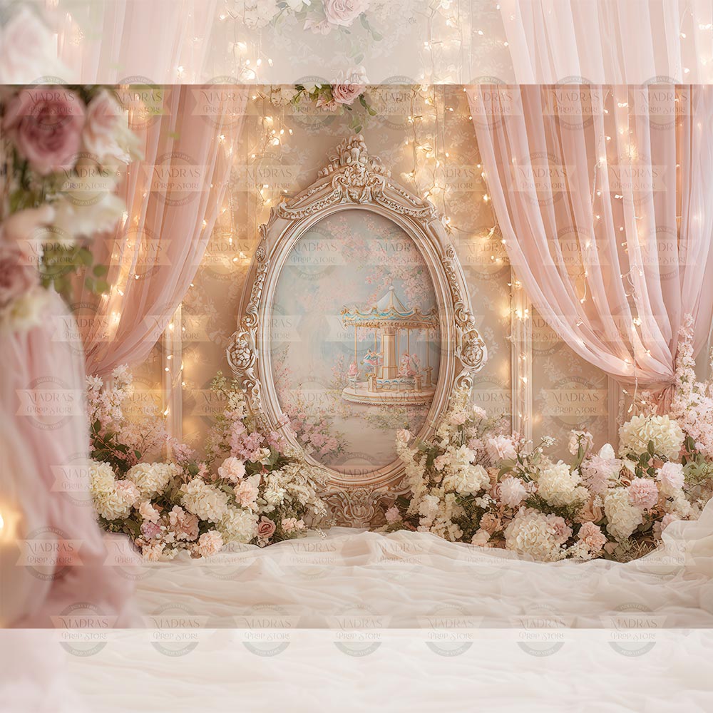 Fairytale Garden : Baby Backdrop