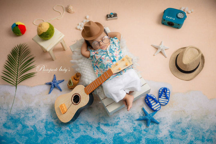Goa Boys Outfit (Light Design) / Beach Bench / Shore : Baby Props