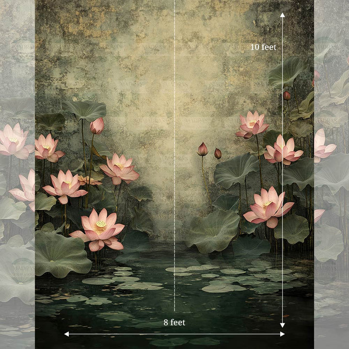 Lotus Pond : Maternity Backdrops