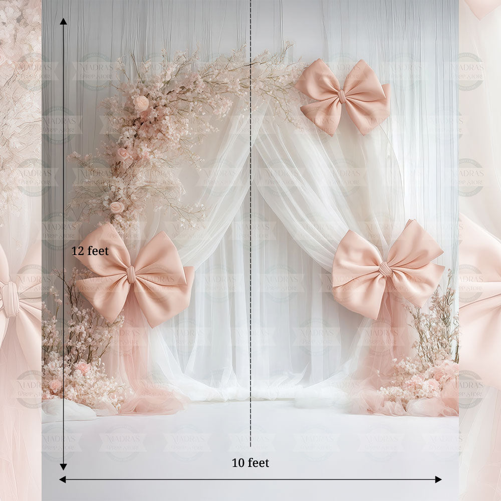 Luxe Peach : Maternity Backdrops