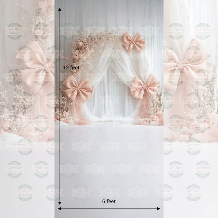 Luxe Peach : Maternity Backdrops
