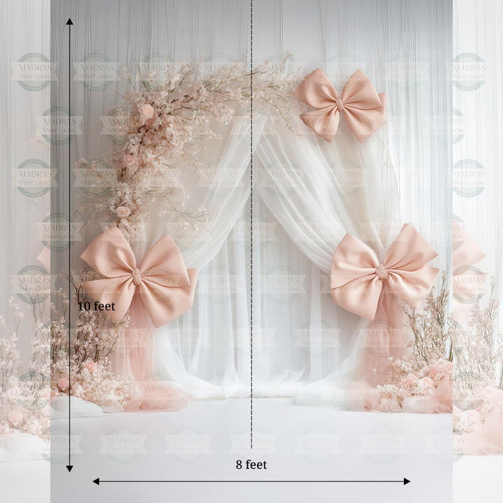 Luxe Peach : Maternity Backdrops