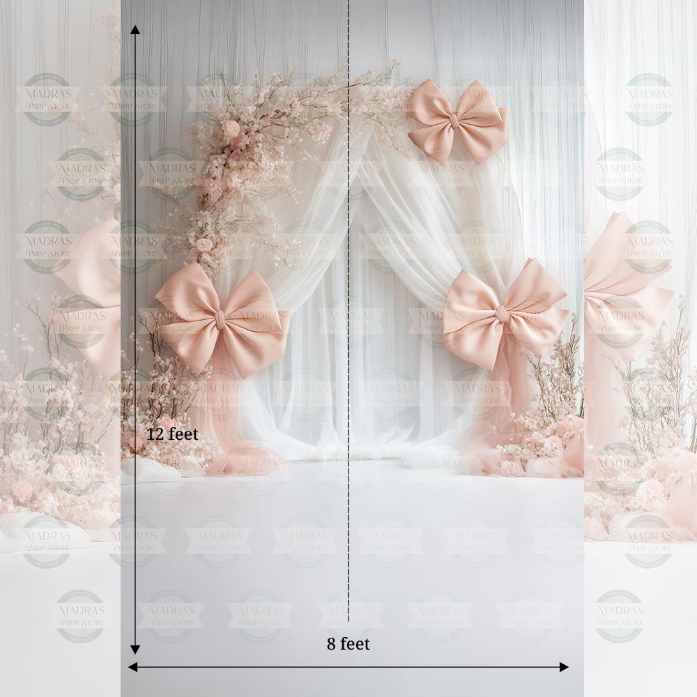Luxe Peach : Maternity Backdrops