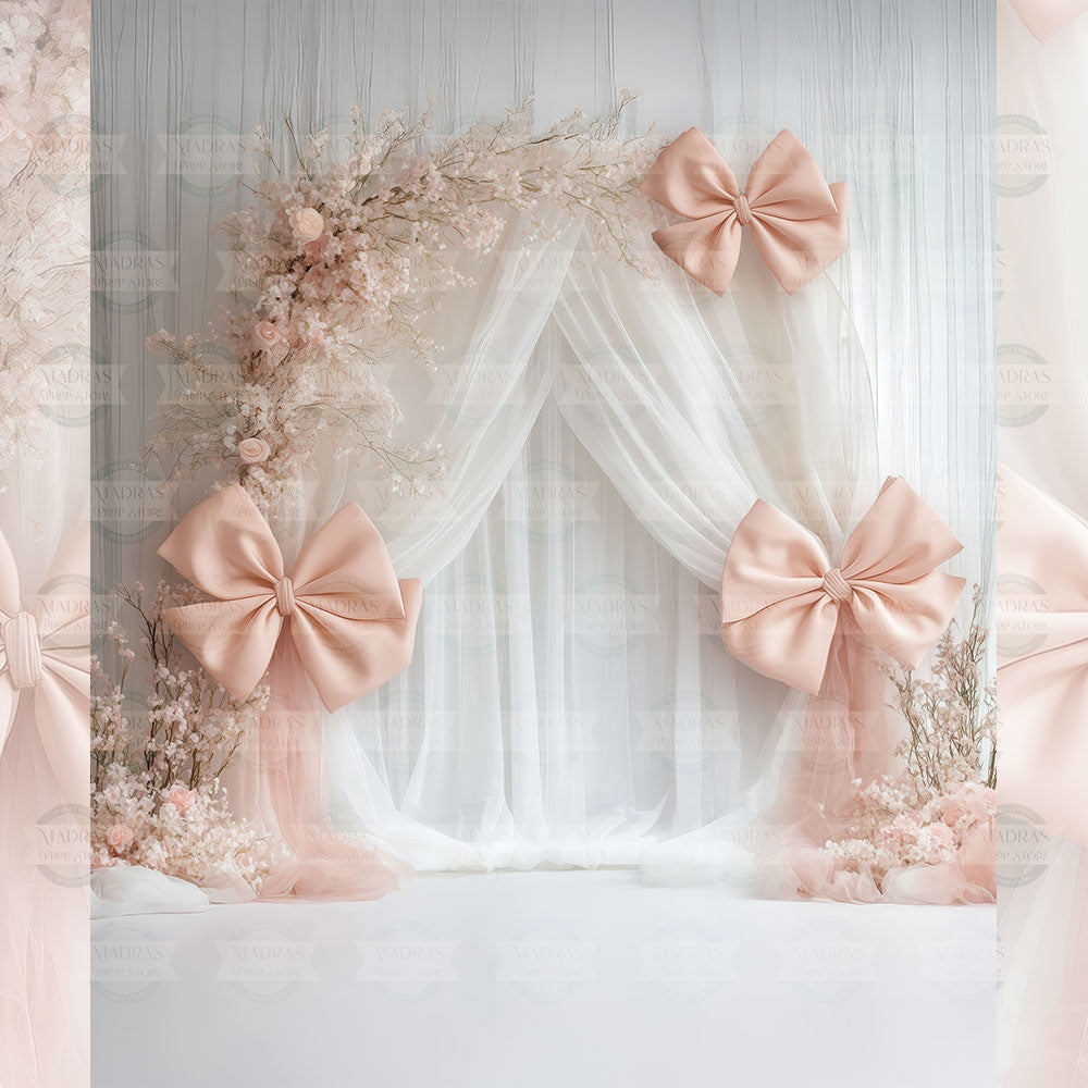 Luxe Peach : Maternity Backdrops