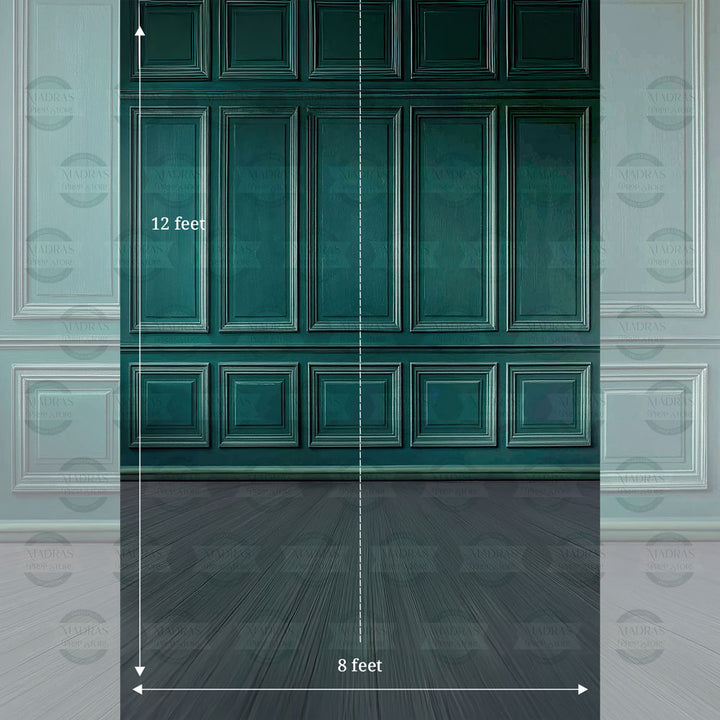 Mystic Teal Wall : Maternity Backdrops