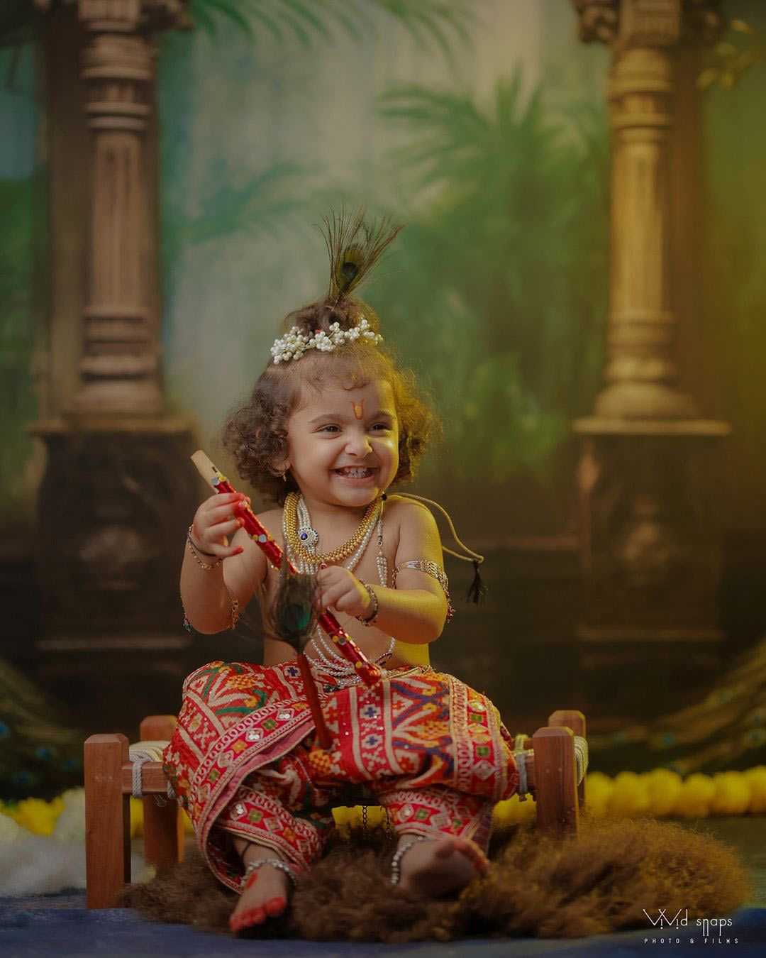Brindavan / Newborn Charpai : Baby Backdrops