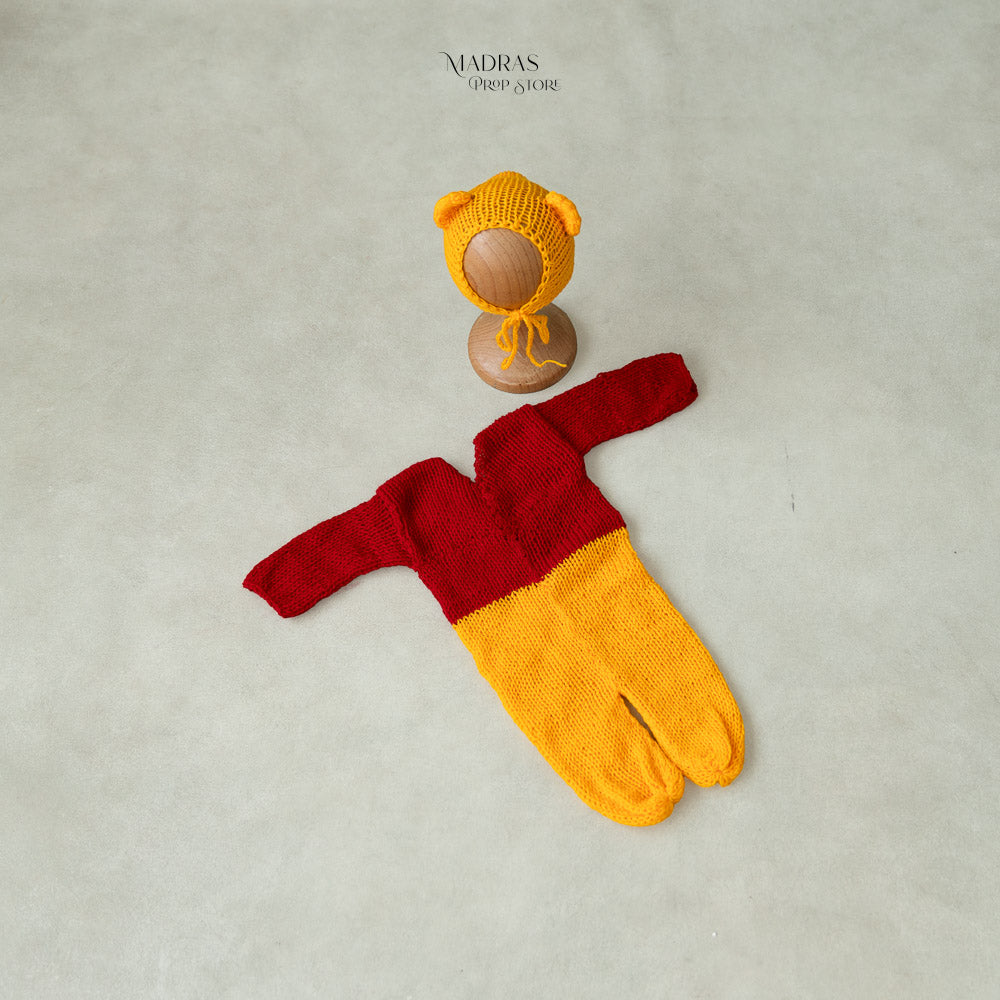 Newborn Pooh Outfit : Baby Props