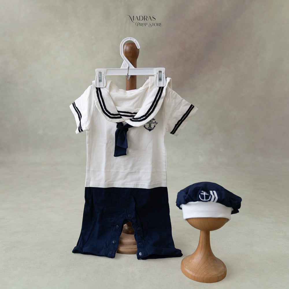 Sailor Outfit ( White with Blue ) V0.3 : Baby Props