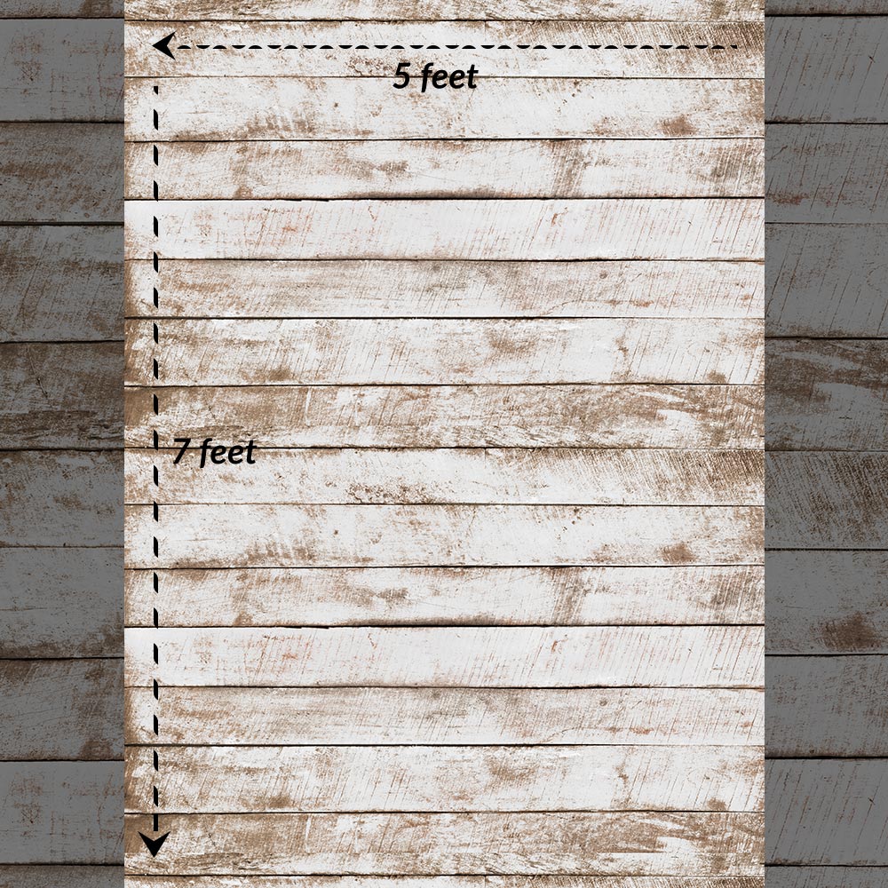Sanded Whitewood - Style#1 : Baby Backdrops