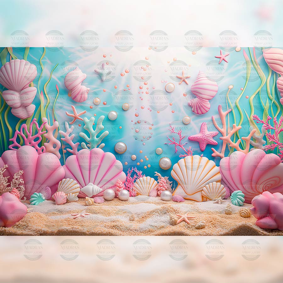 Shimmering Pearls : Baby Backdrops