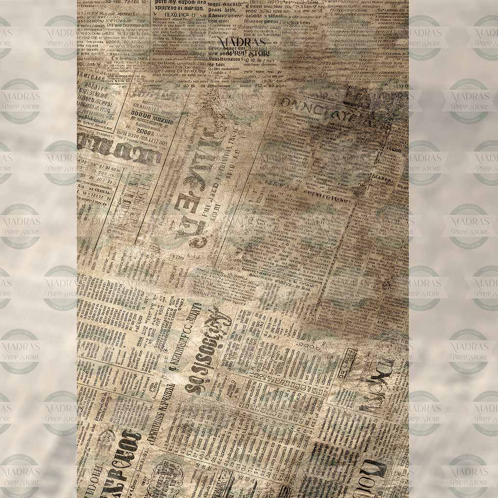 Vintage Newspaper - Printed Food Backdrops