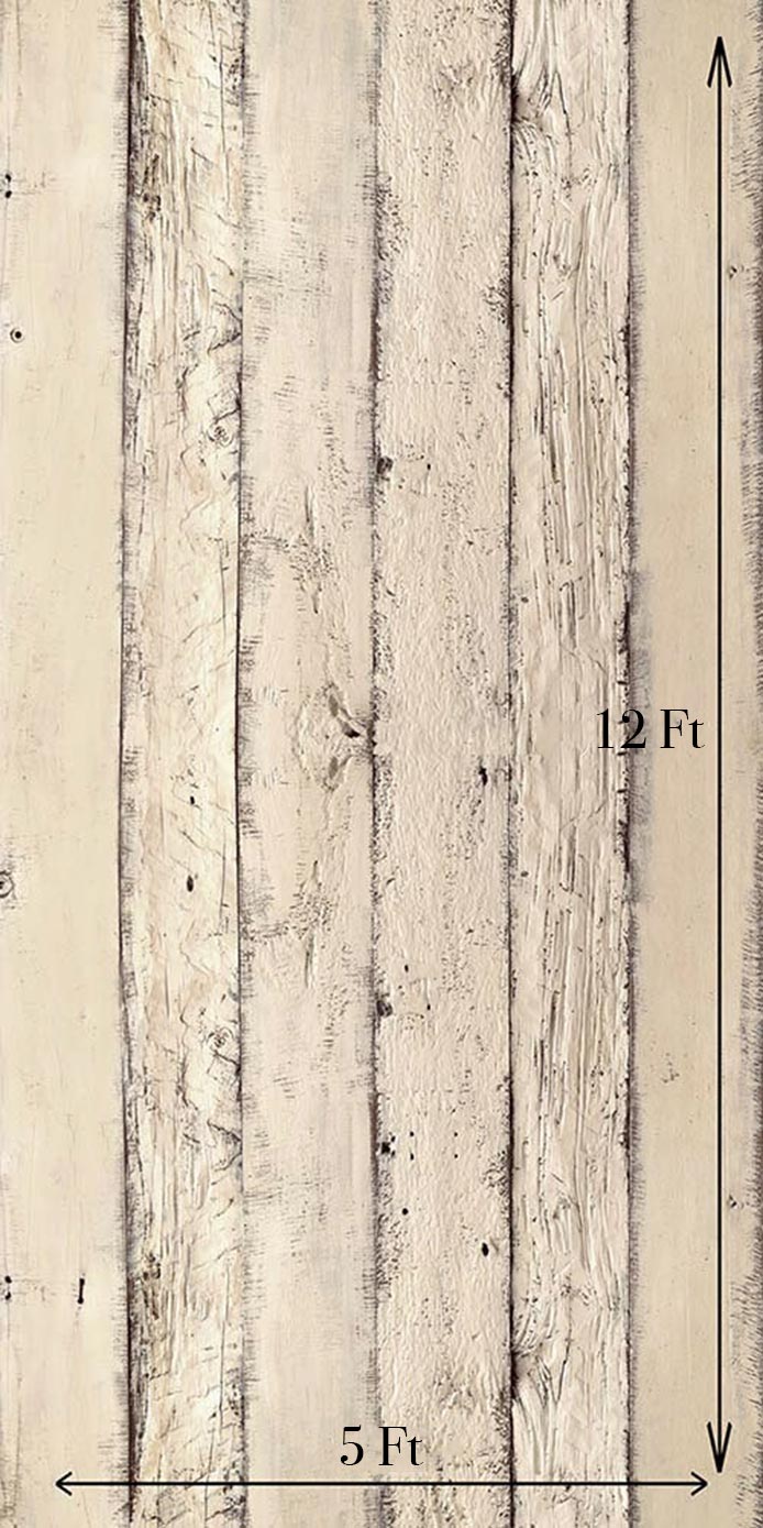 Vintage Cream Wood - Style#2 : Baby Backdrops