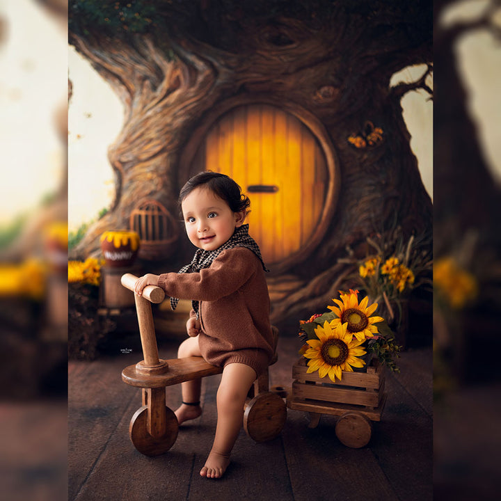 Cycle With Baby Wagon : Baby Props