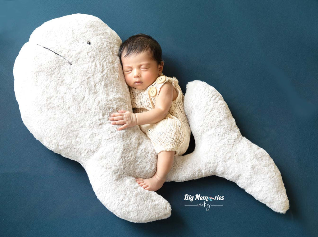 Whale Posing Pillow - Baby Props