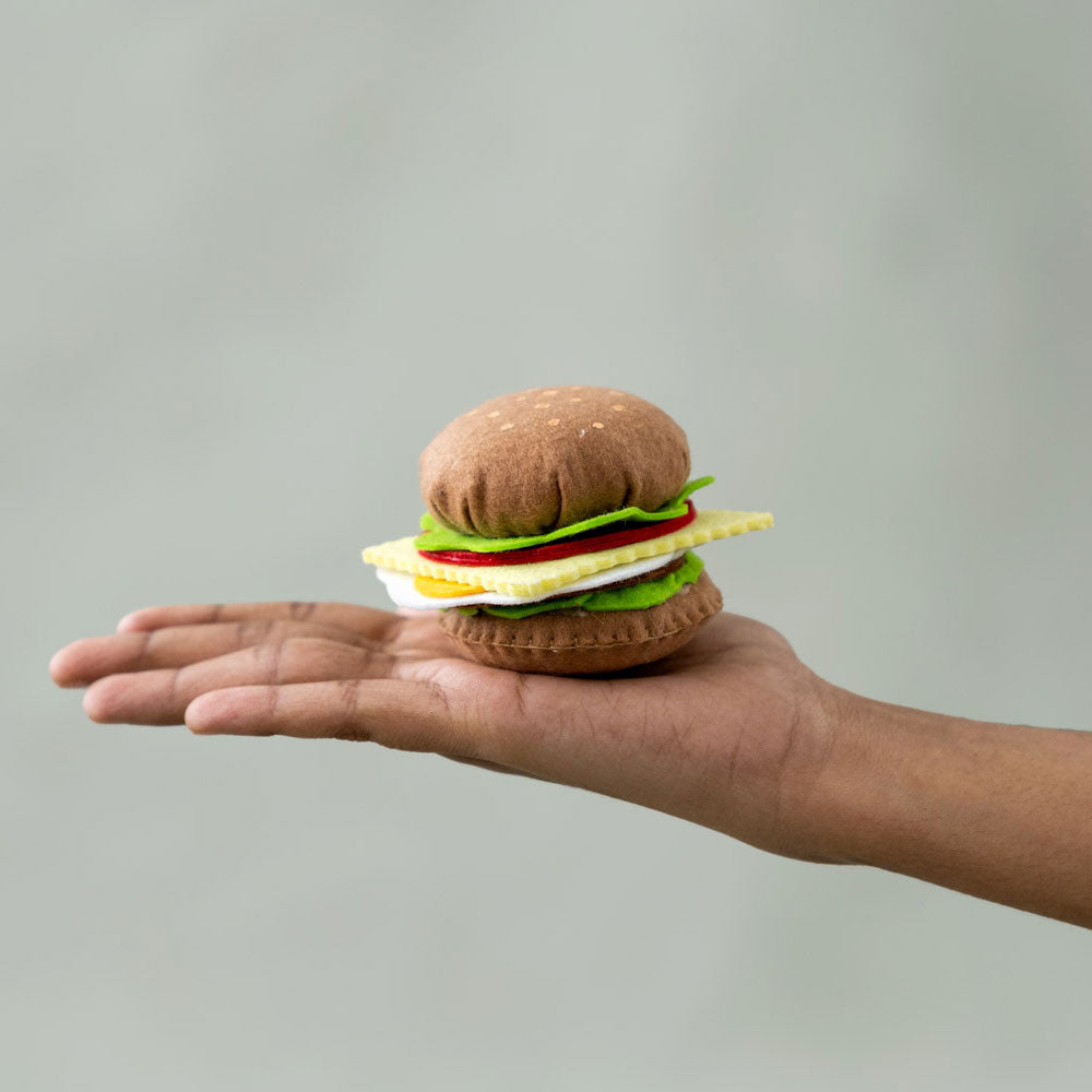 Handmade Burger -Baby Props