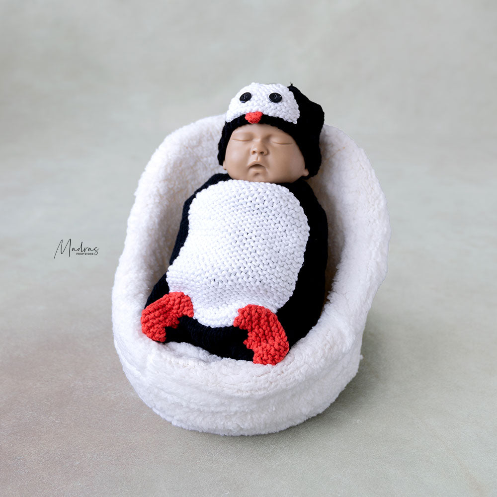 Penguin pouch wrap- Baby prop