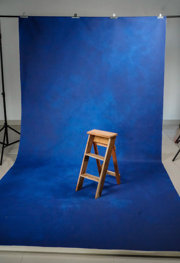 Blue Wall Canvas - Painted Fashion Backdrops