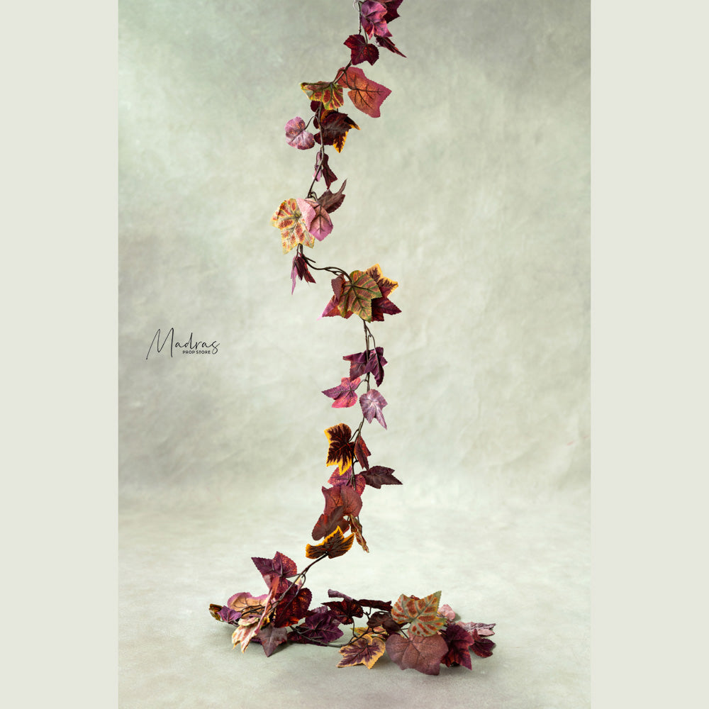 Dried fall leaves creeper- Baby Props