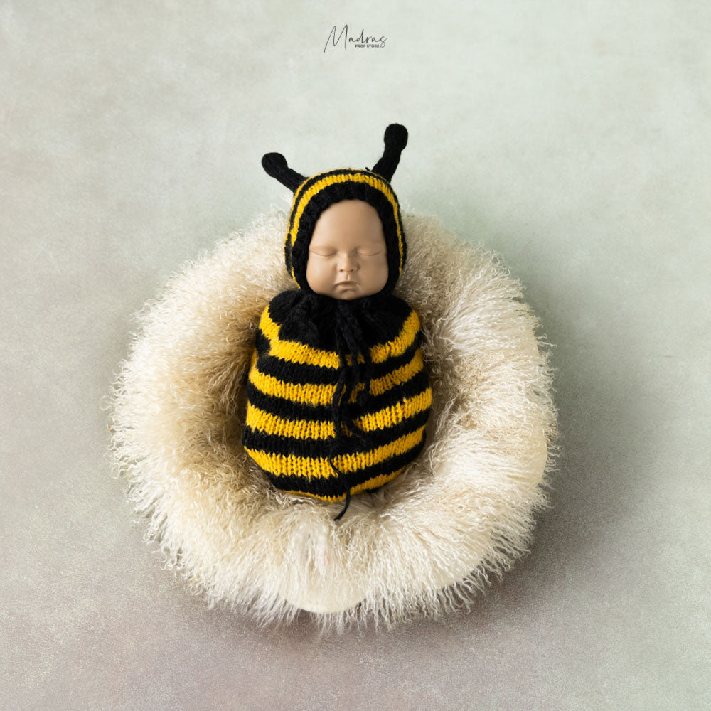 Honey Bee Pouch Wrap -Baby Props