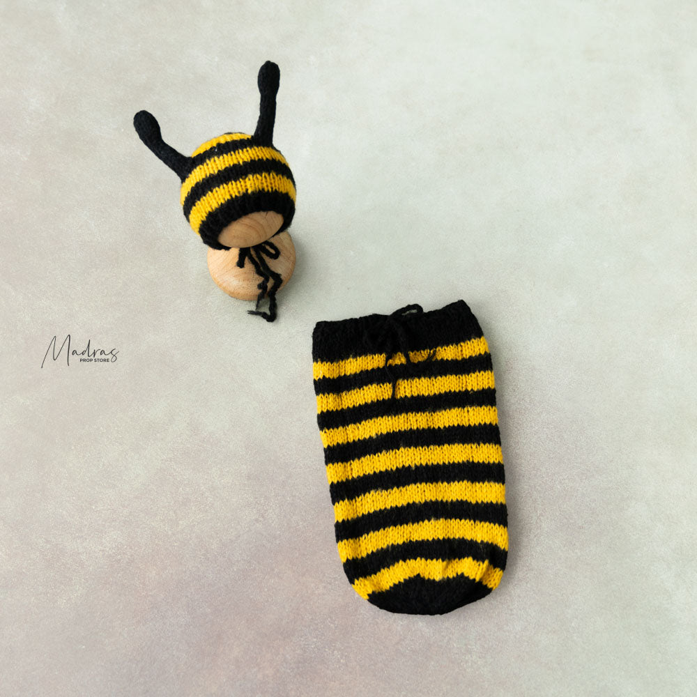Honey Bee Pouch Wrap - Baby Outfit
