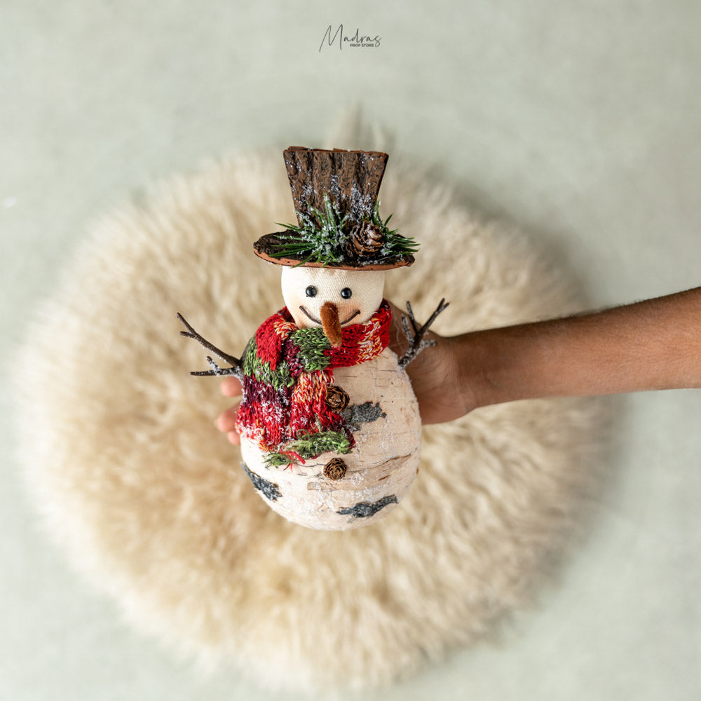 Delicate Snowman Doll : Baby Props