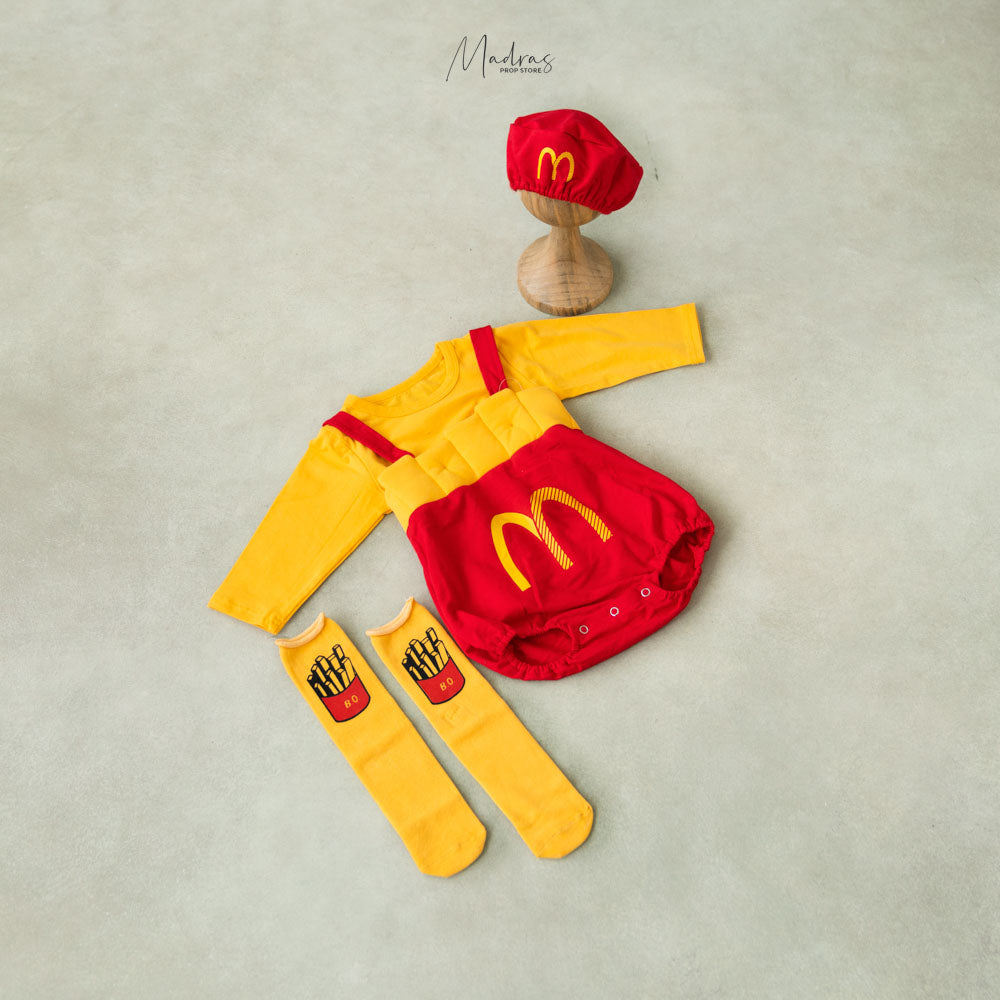MC Donald Outfit- Baby Props
