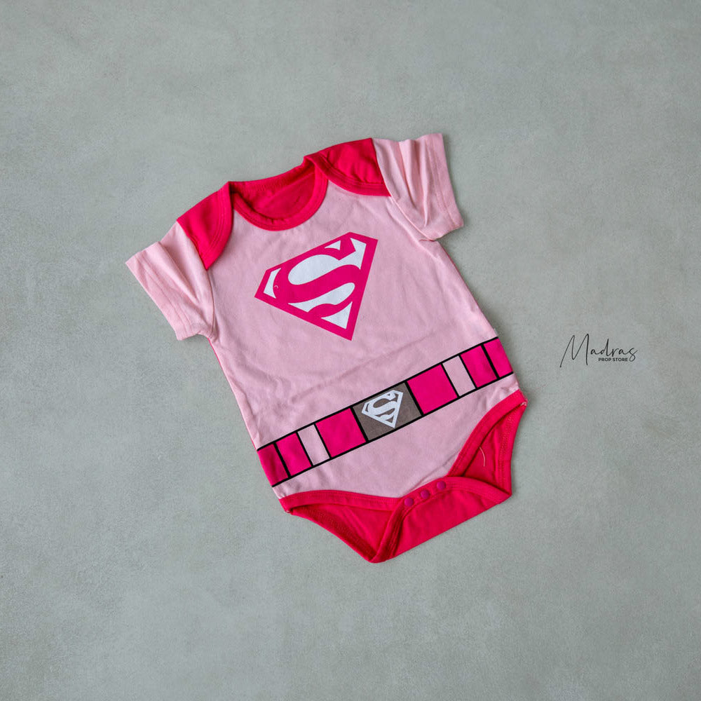 Superman Outfit ( Pink ) : Baby Props