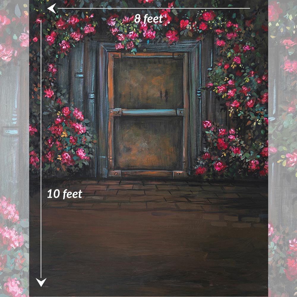 Bougainvillea Doorway : Maternity Backdrops