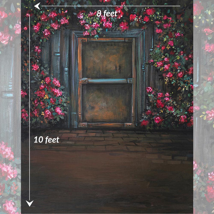 Bougainvillea Doorway : Maternity Backdrops