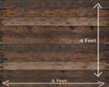 Knotty Wood Many Planks - Baby Printed Backdrop