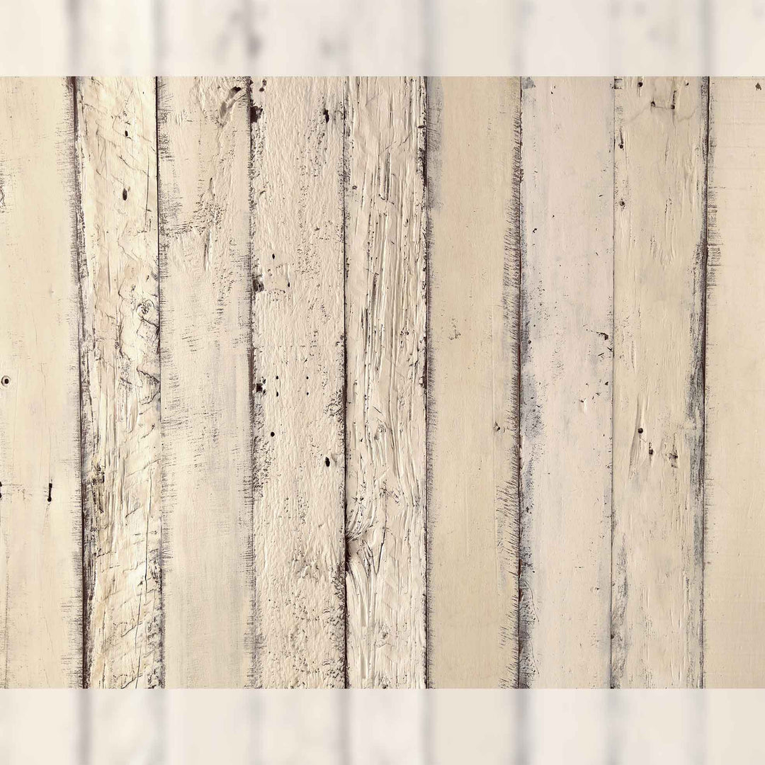 Vintage Cream Wood - Style#2 : Baby Backdrops