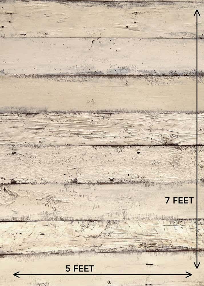 Vintage Cream Wood : Baby Backdrops