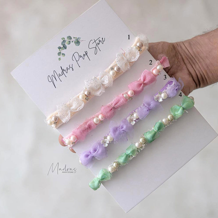 Bow & Pearl Halo : Baby Props