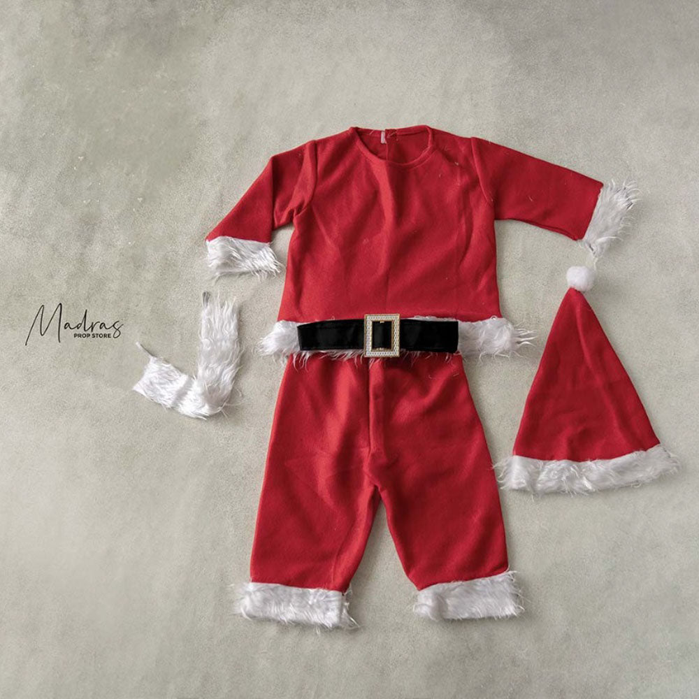 4 yr old X - mas Santa Outfit - Type 1 : Baby Props
