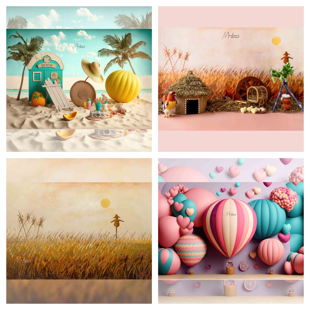 Printed Baby Backdrops - Fabric (Pre Order)