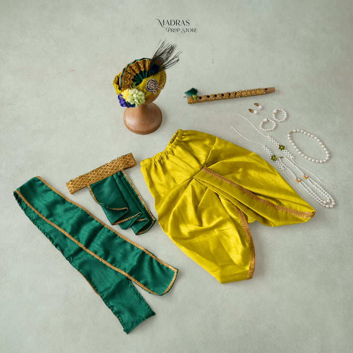 10 pcs Krishna Outfit - Green  : Baby Outfits