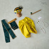 10 pcs Krishna Outfit - Green | 8 to 15 Months