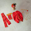 10 pcs Krishna Outfit - Red | 8 to 15 Months