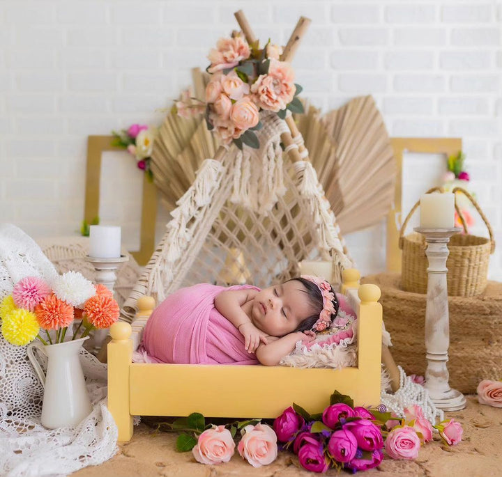 Macrame Bed : Baby Props