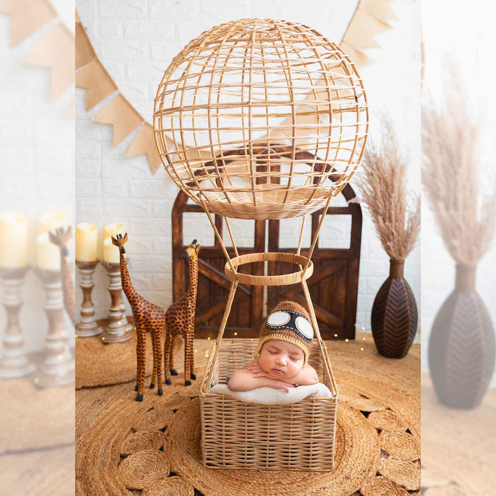 Rattan Parachute Premium Newborn Prop : Baby Props