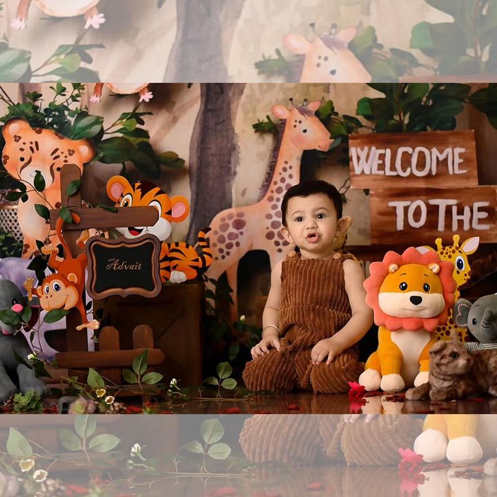 2 in 1 Fence With Name Board : Baby Props