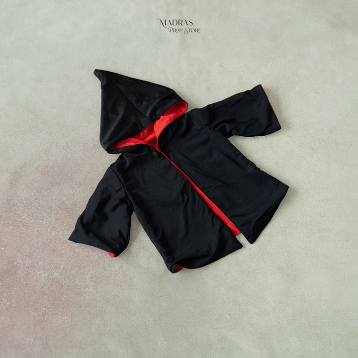 2 in 1 Red & Black Coat : Baby Props